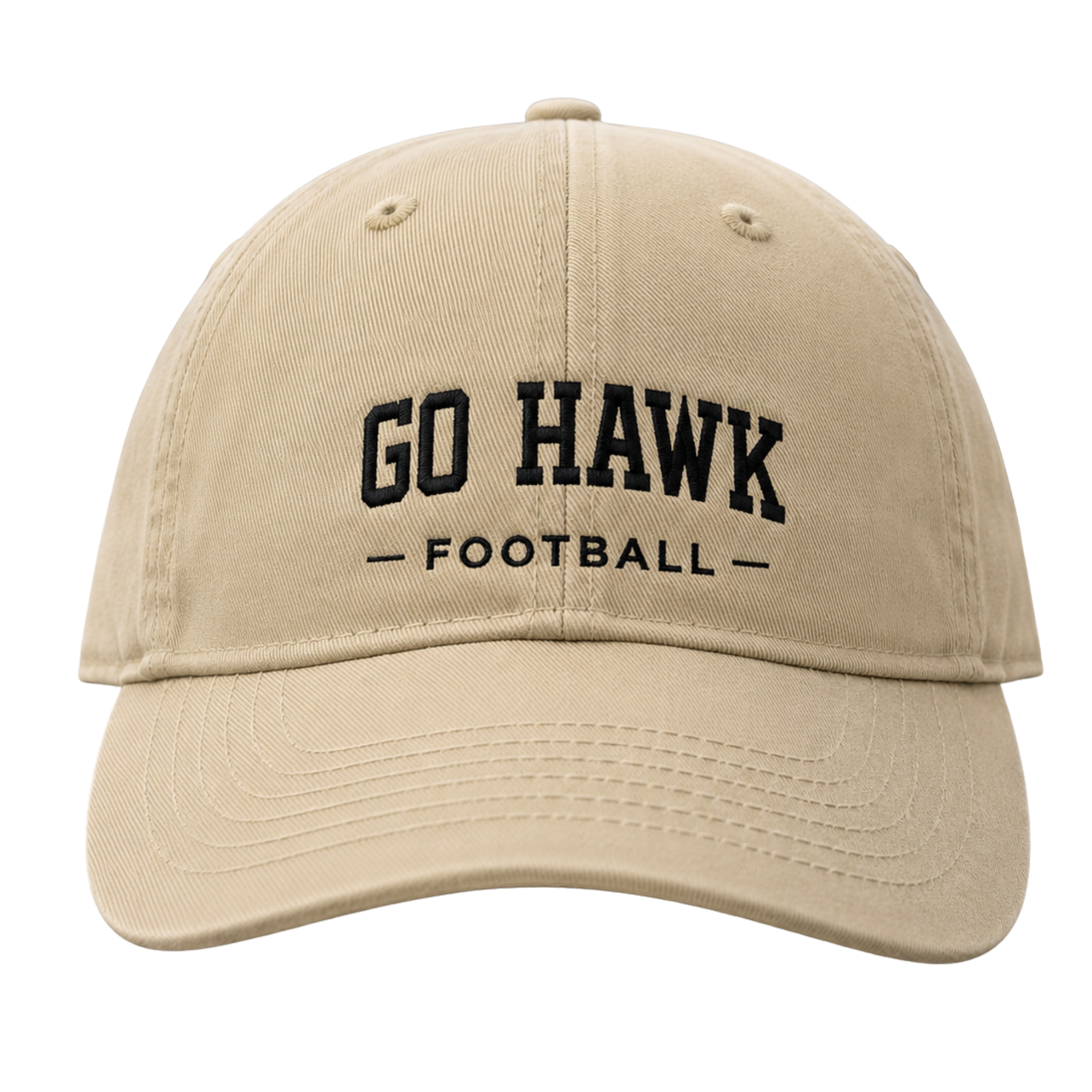 Go Hawk Football Relaxed Twill Cap