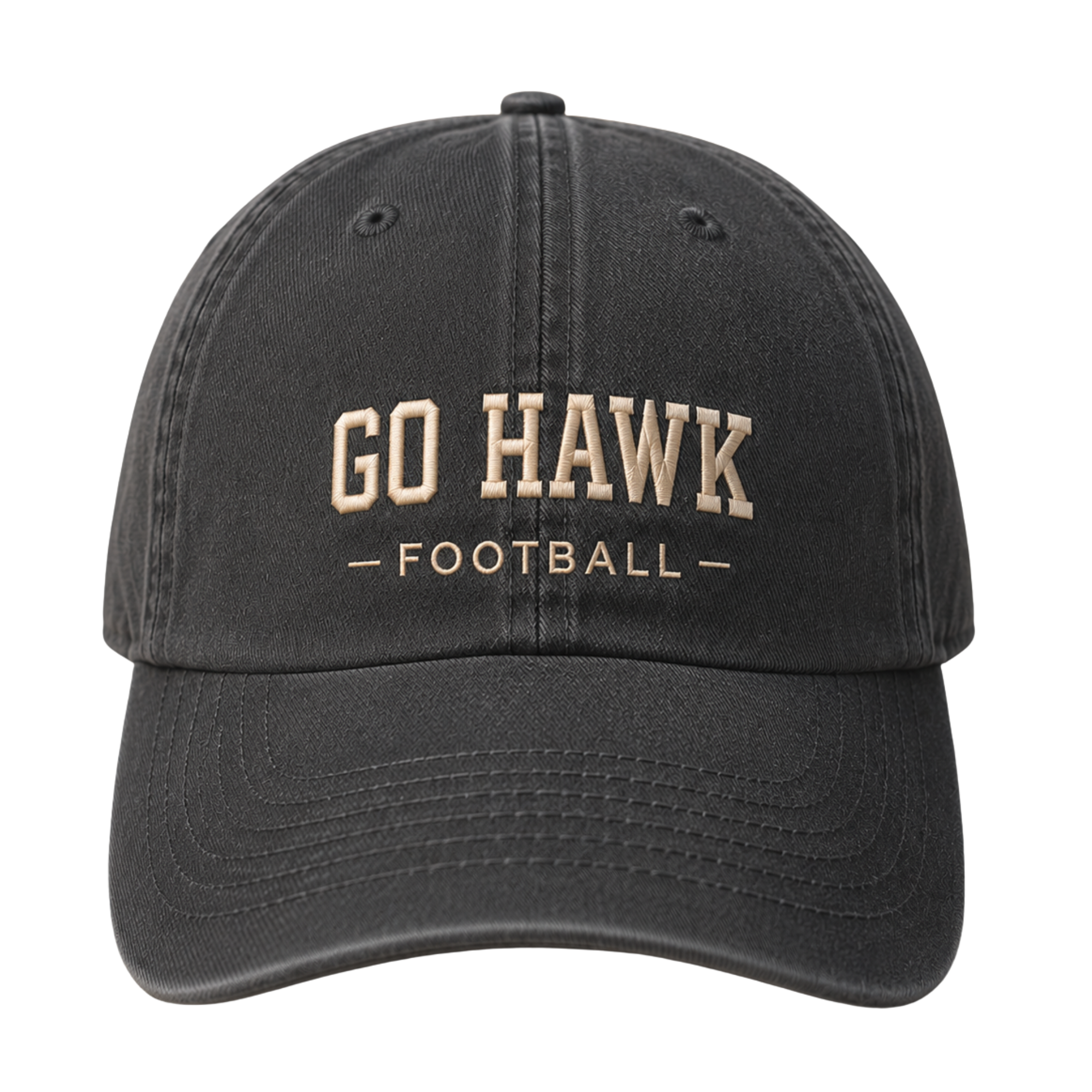 Go Hawk Football Relaxed Twill Cap