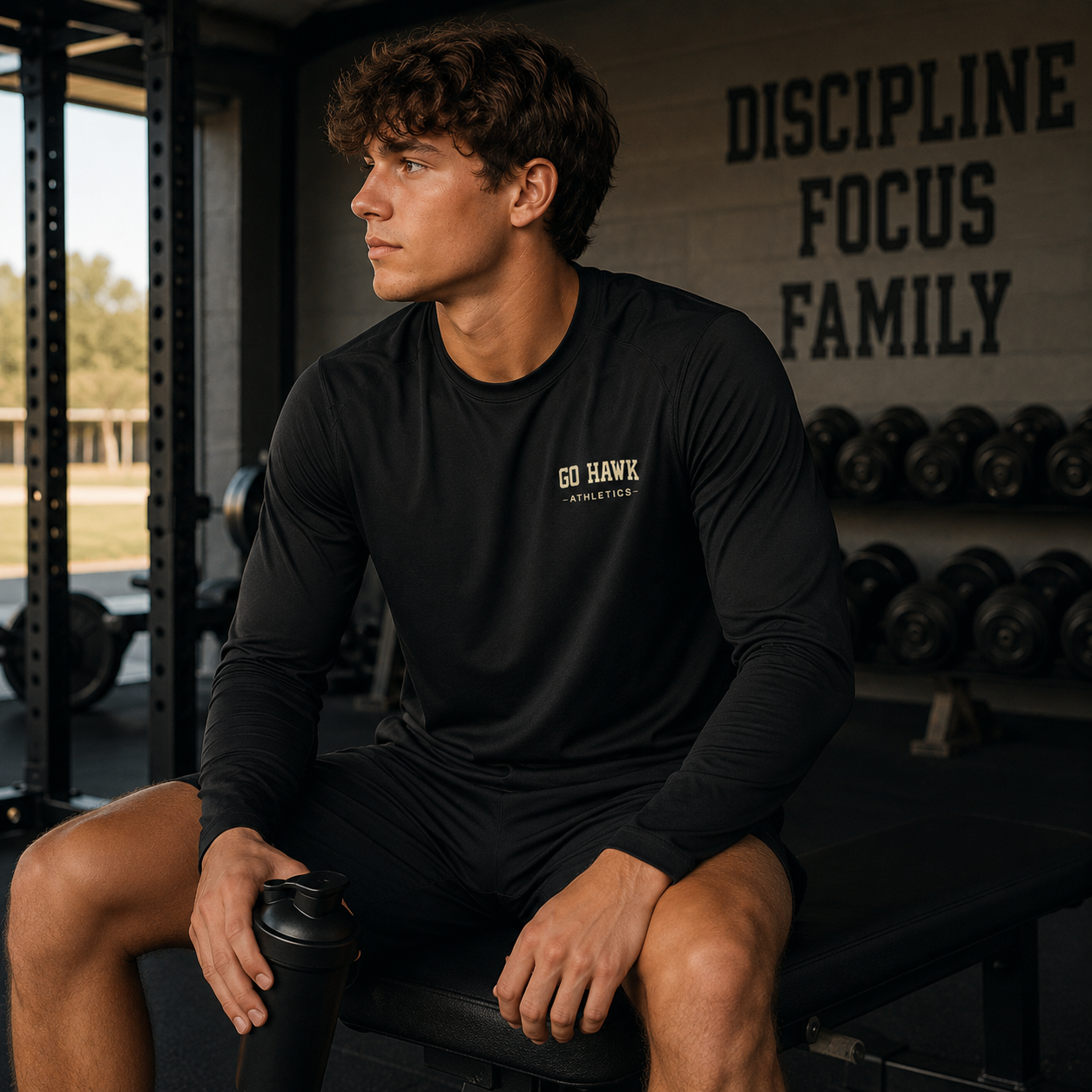 Go Hawk Athletics Performance Long Sleeve Tee