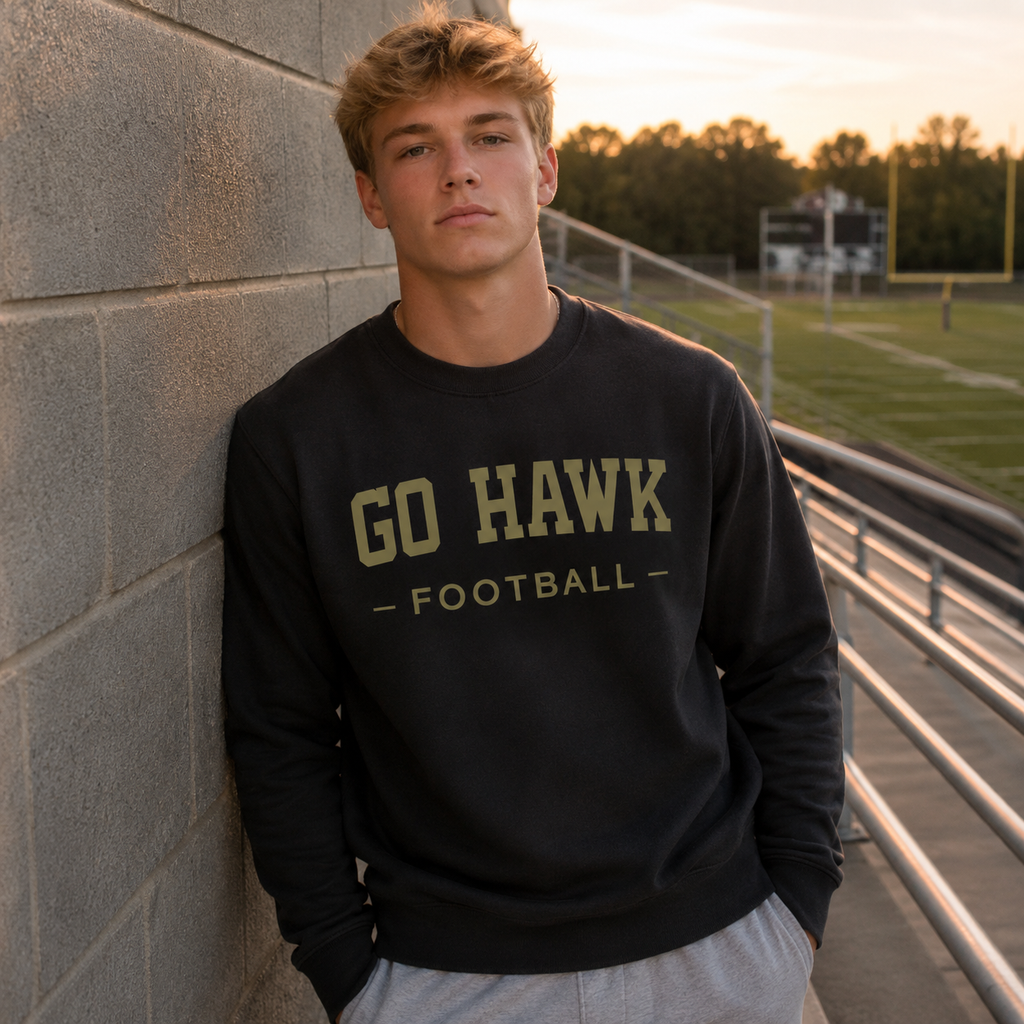 Go Hawk Football Essentials Crewneck Sweatshirt
