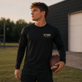 Go Hawk Football Performance Long Sleeve Tee