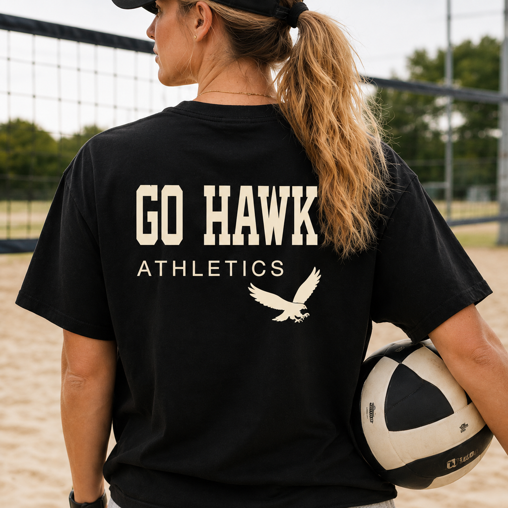 Go Hawk Athletics Heritage Tee