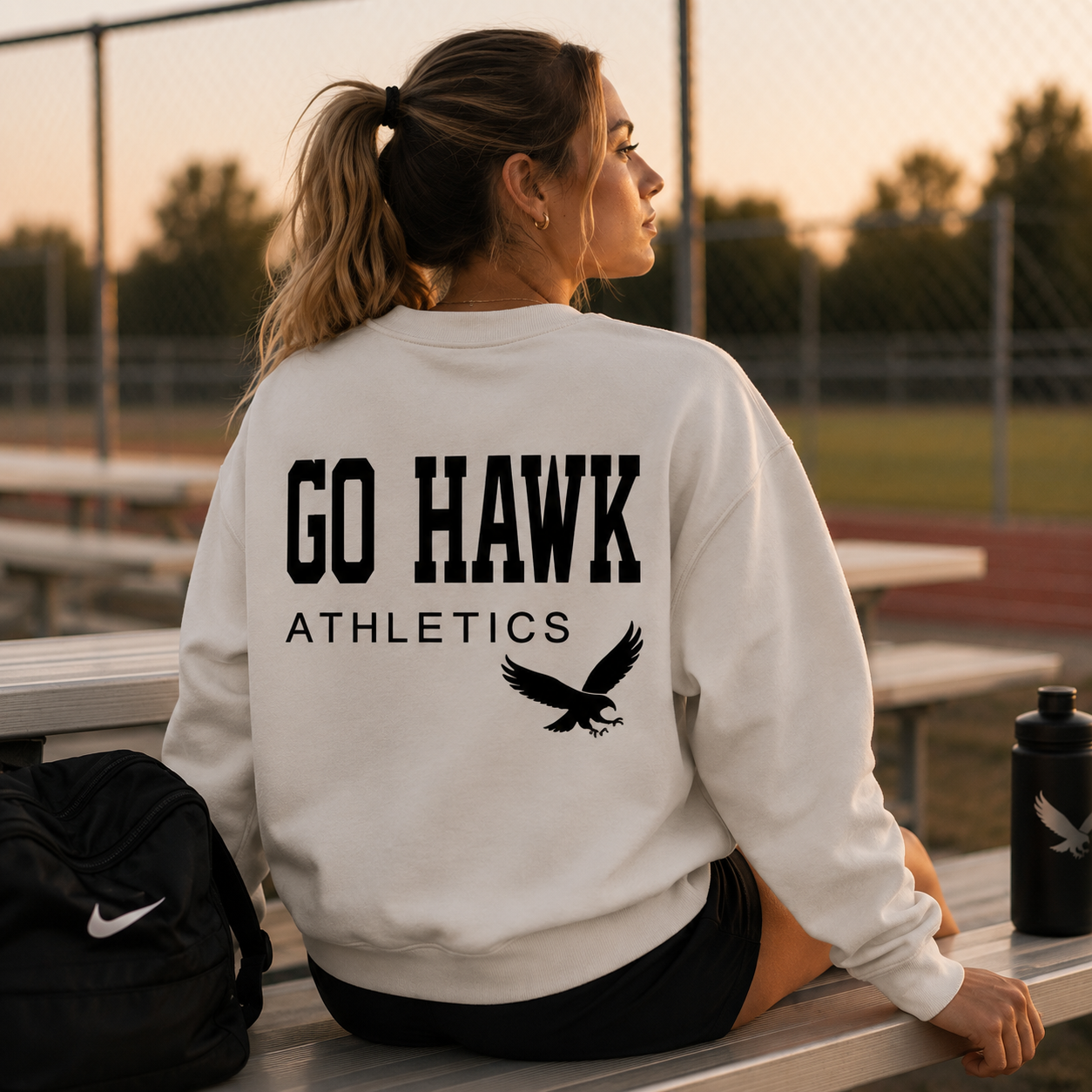 Go Hawk Athletics Heritage Crewneck Sweatshirt