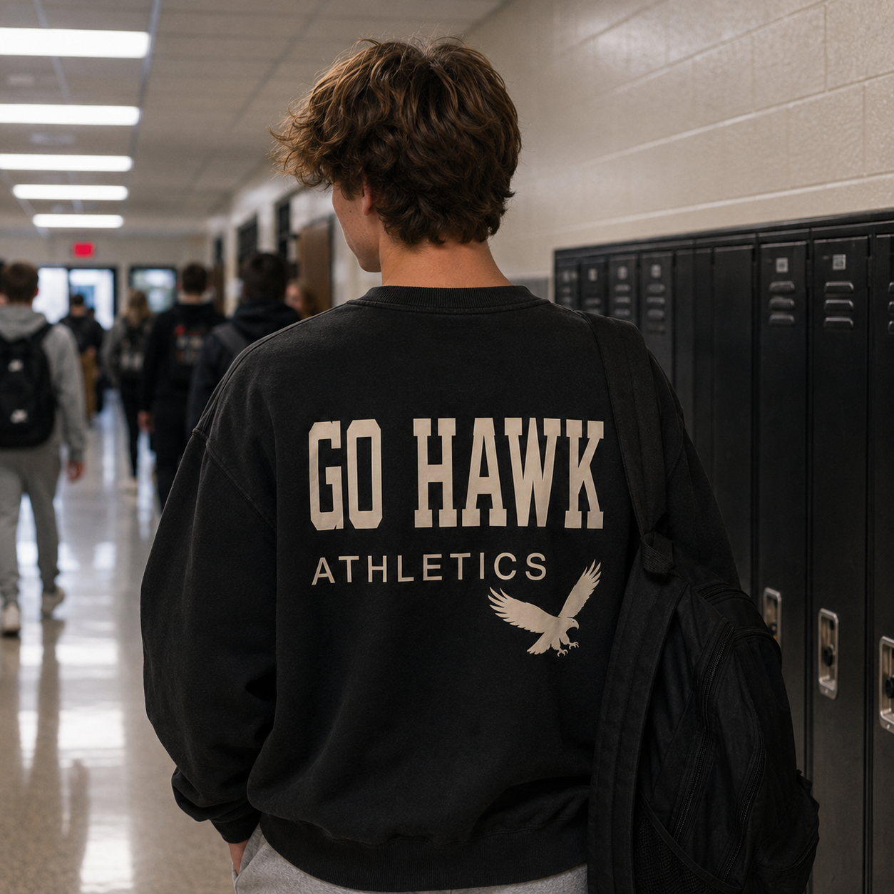 Go Hawk Athletics Heritage Crewneck Sweatshirt