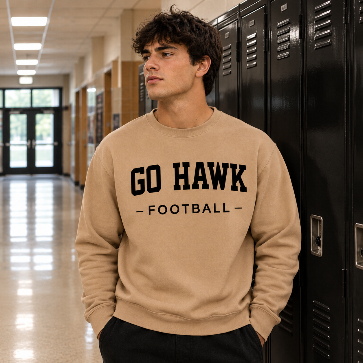 Go Hawk Football Essentials Crewneck Sweatshirt