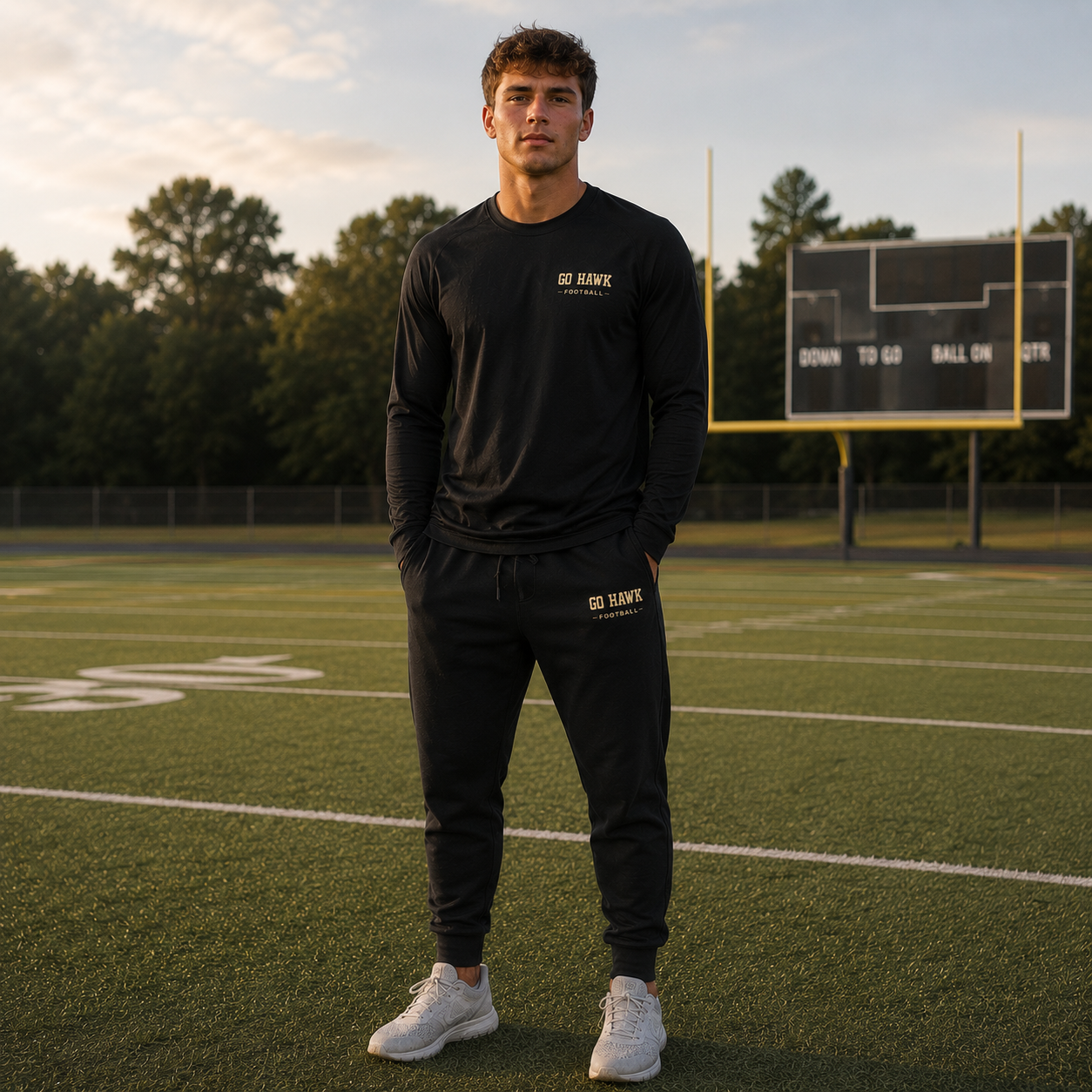 Go Hawk Football Performance Joggers