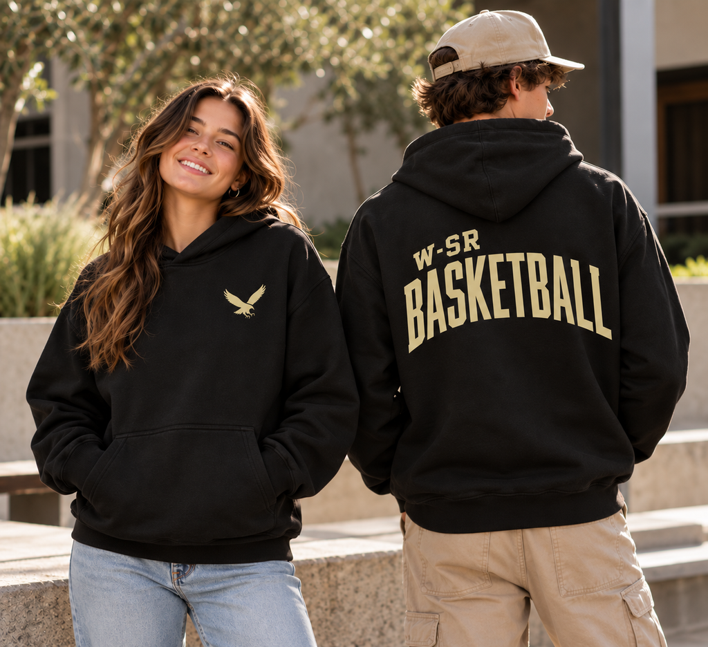 Go Hawk Basketball Heritage Hoodie