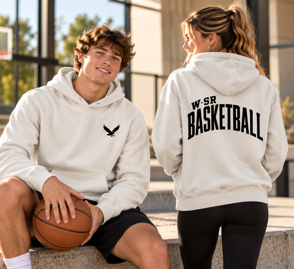 Go Hawk Basketball Heritage Hoodie