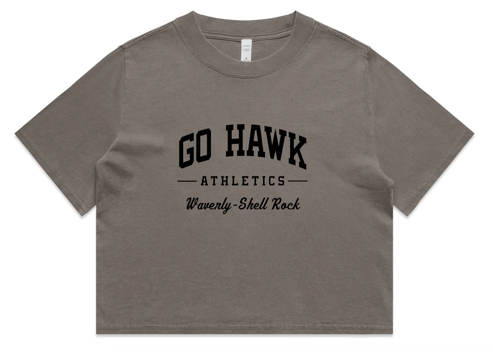 Go Hawk Athletics Cropped Tee