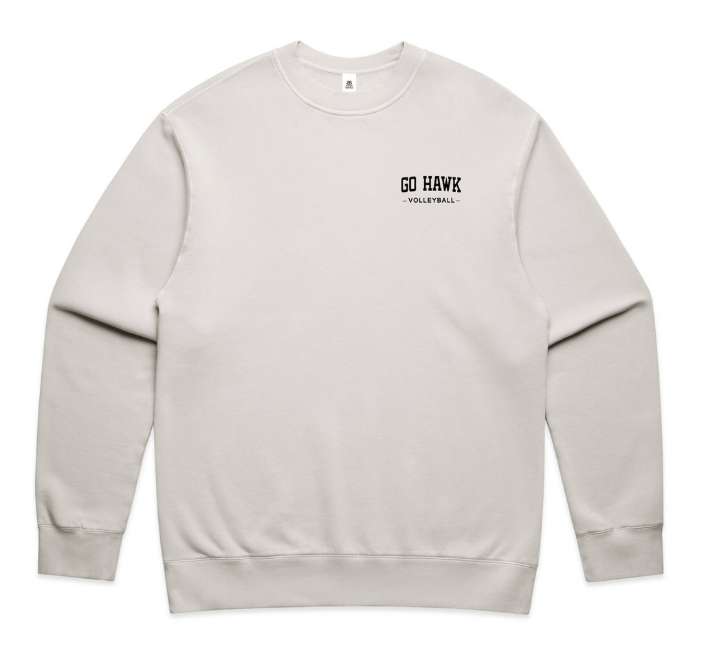 Go Hawk Volleyball Heritage Crewneck Sweatshirt
