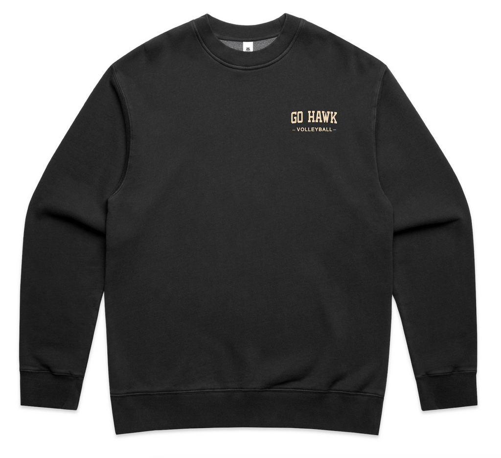 Go Hawk Volleyball Heritage Crewneck Sweatshirt