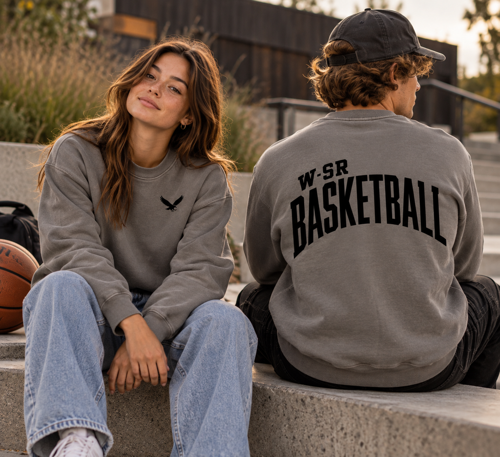 Go Hawk Basketball Heritage Crewneck Sweatshirt