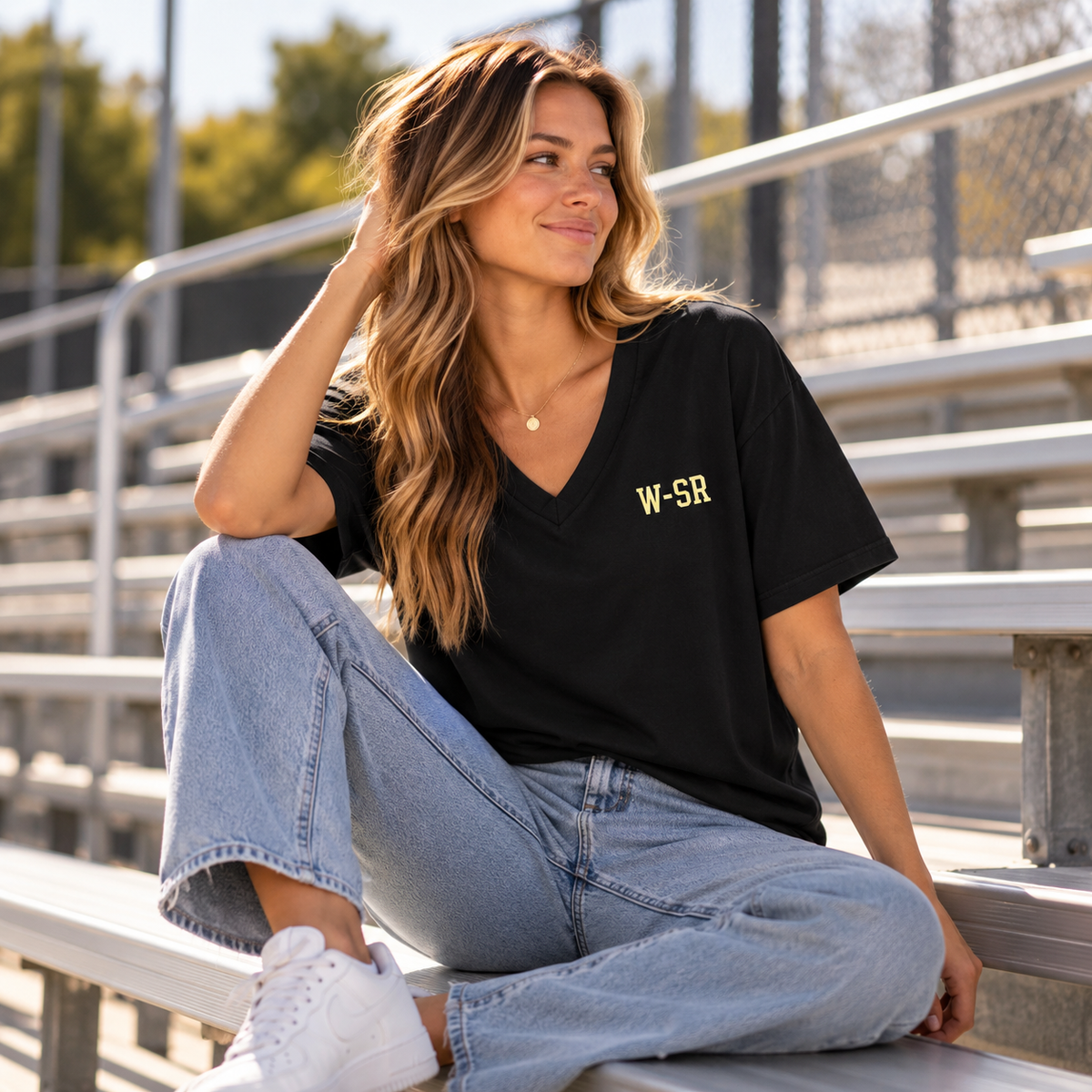 WSR Women's V-Neck Tee