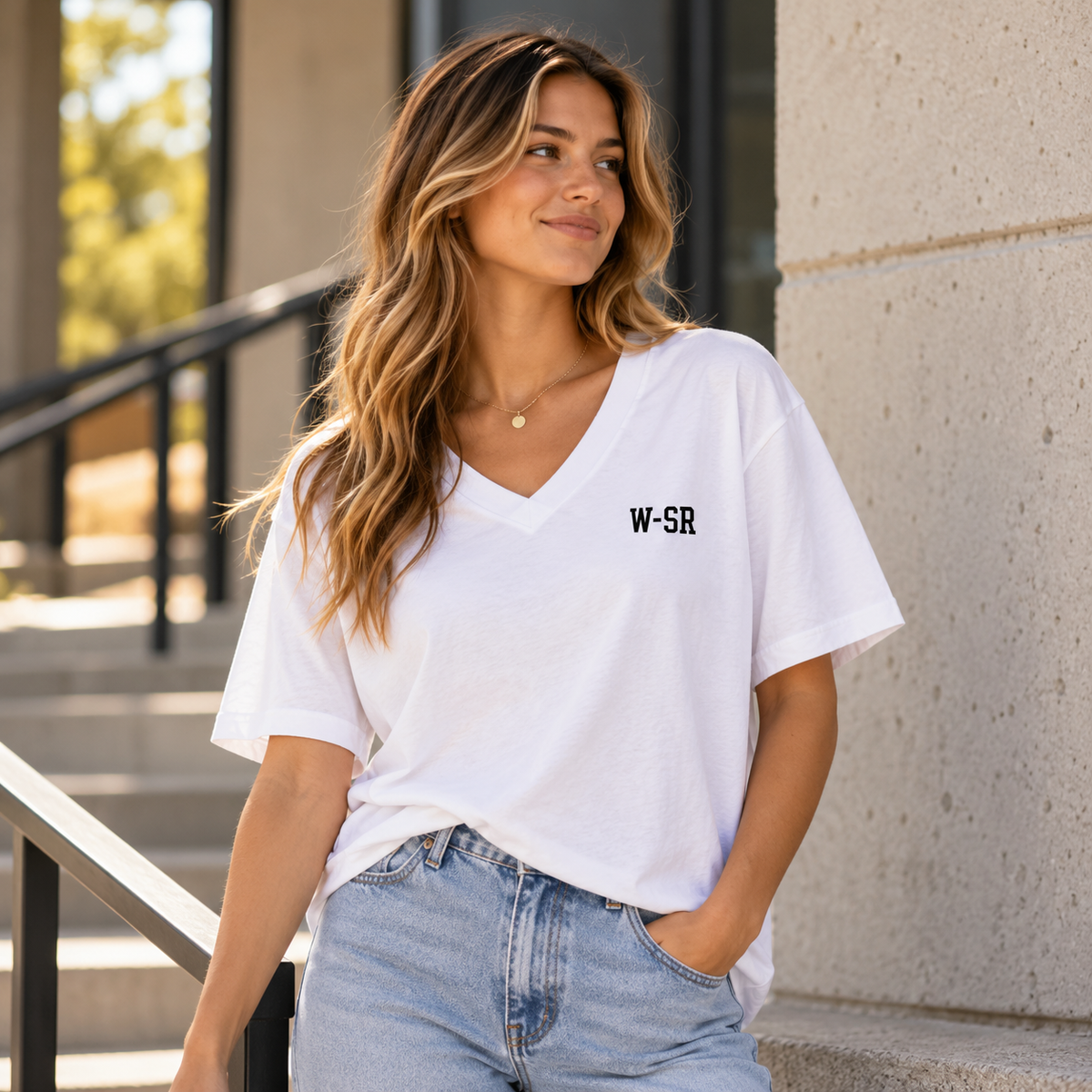 WSR Women's V-Neck Tee