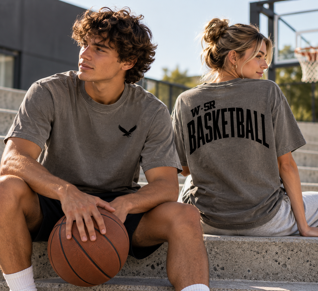 Go Hawk Basketball Heritage Tee