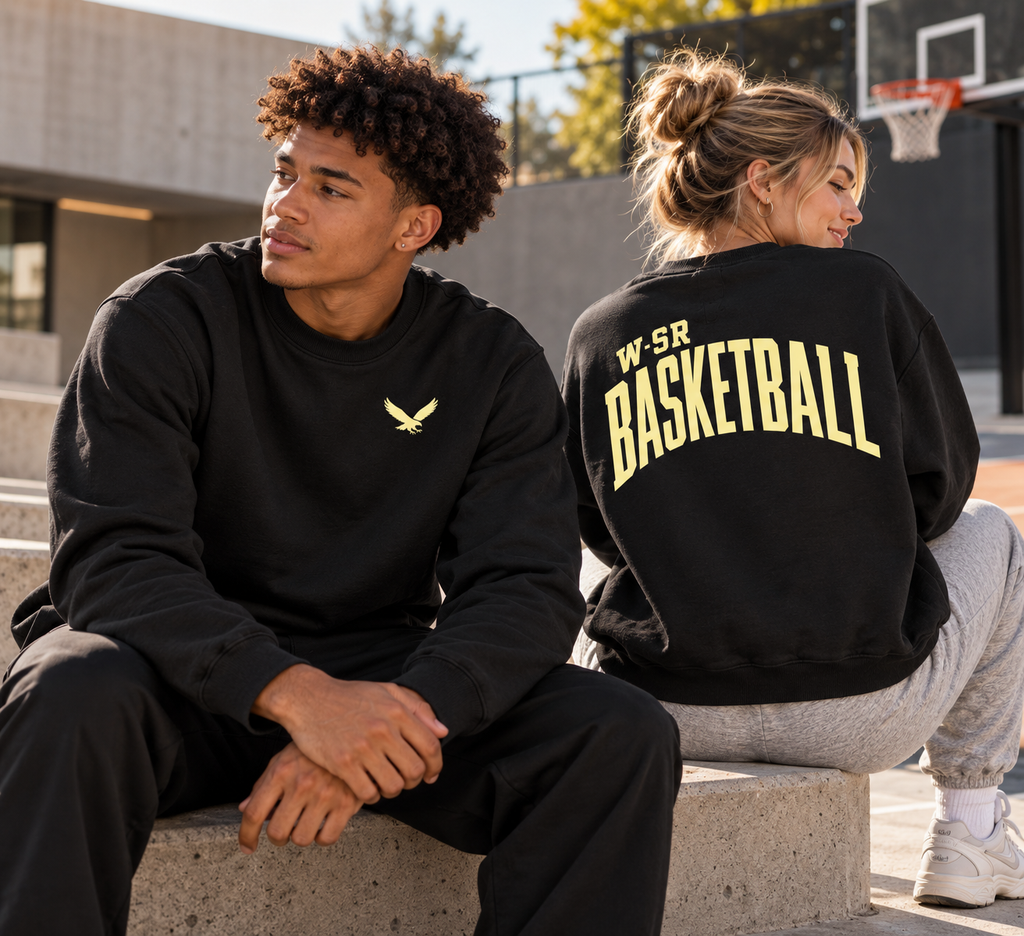 Go Hawk Basketball Heritage Crewneck Sweatshirt