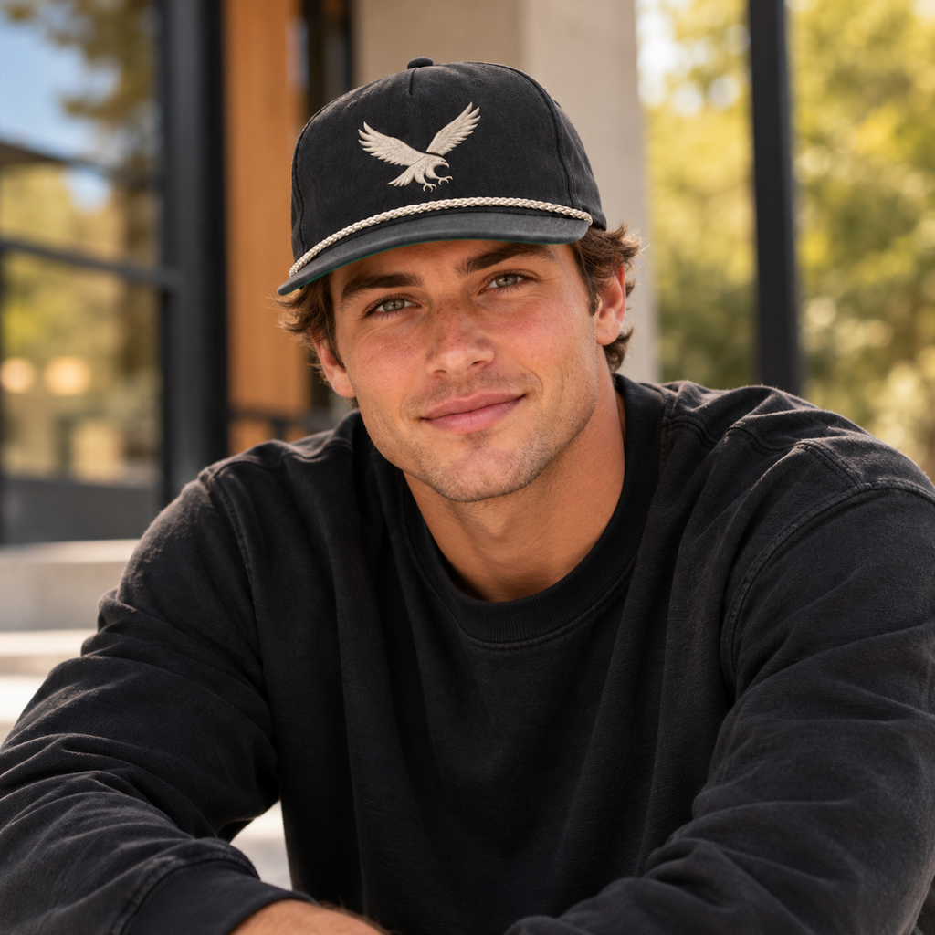 Go Hawk Rope Trucker Hat