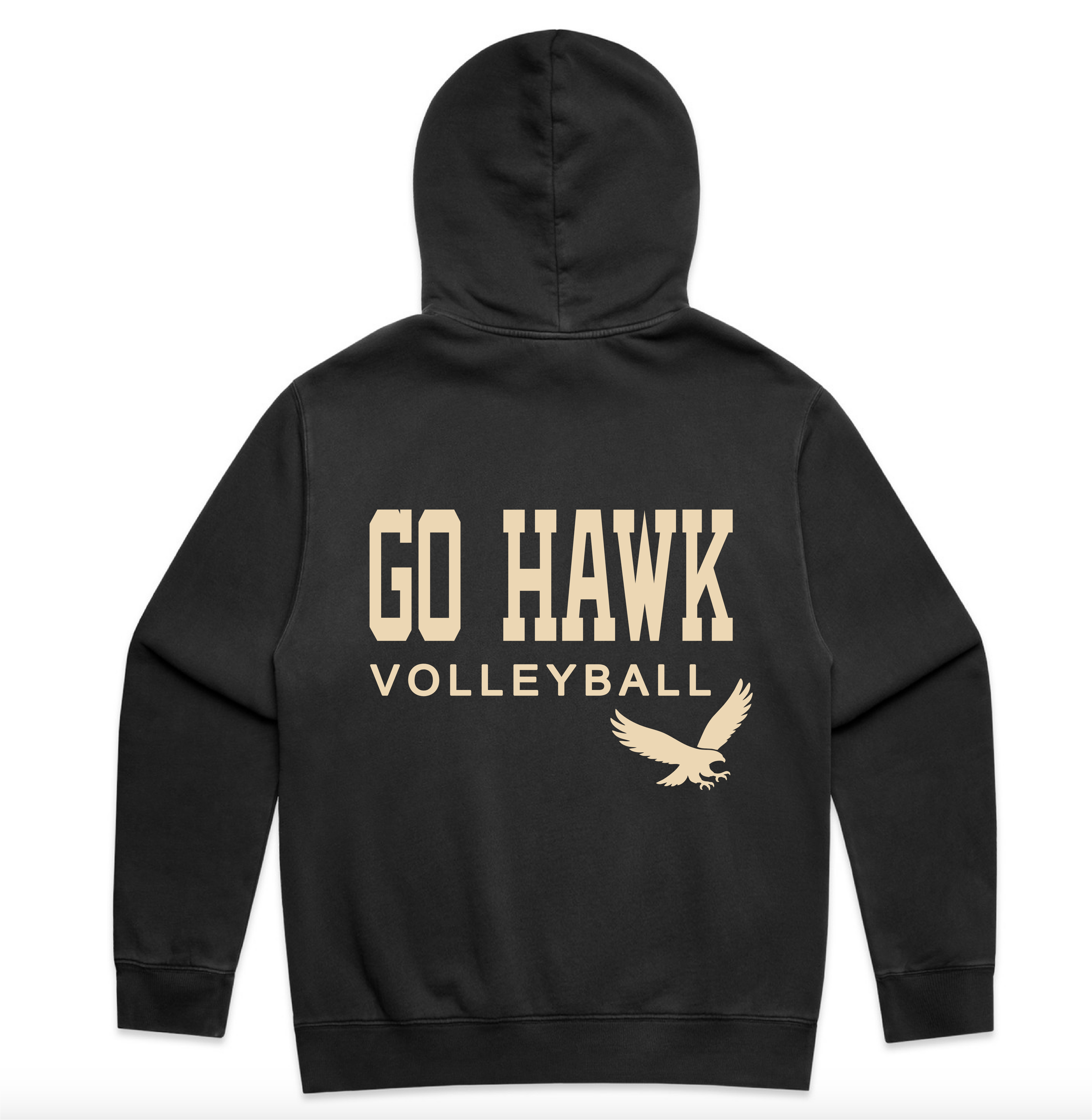 Go Hawk Volleyball Heritage Hoodie