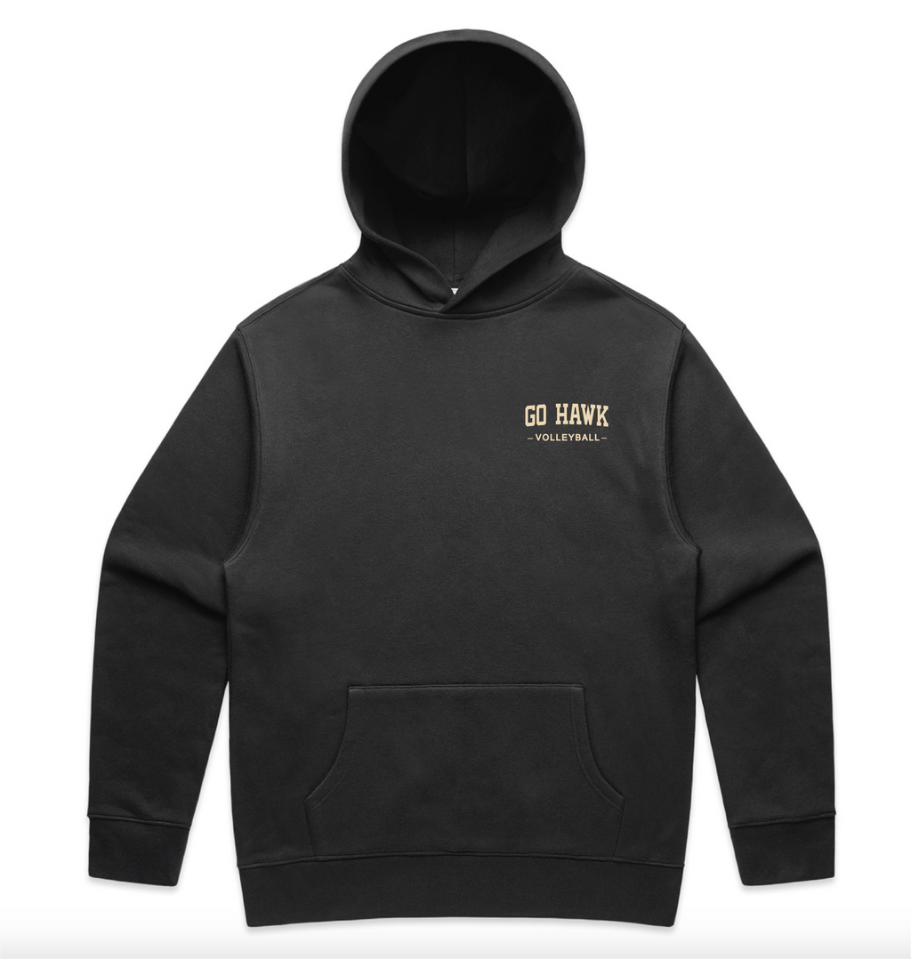 Go Hawk Volleyball Heritage Hoodie