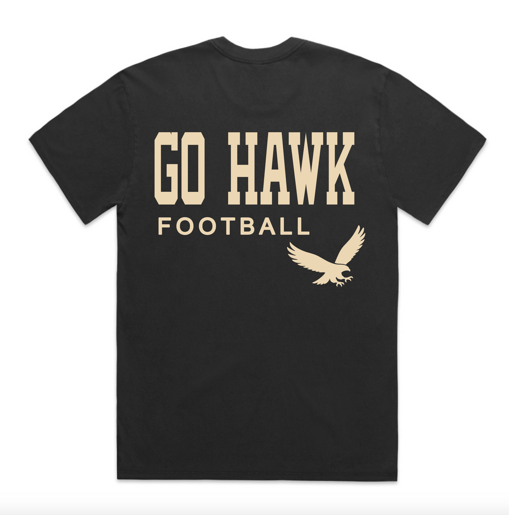 Go Hawk Football Heritage Tee