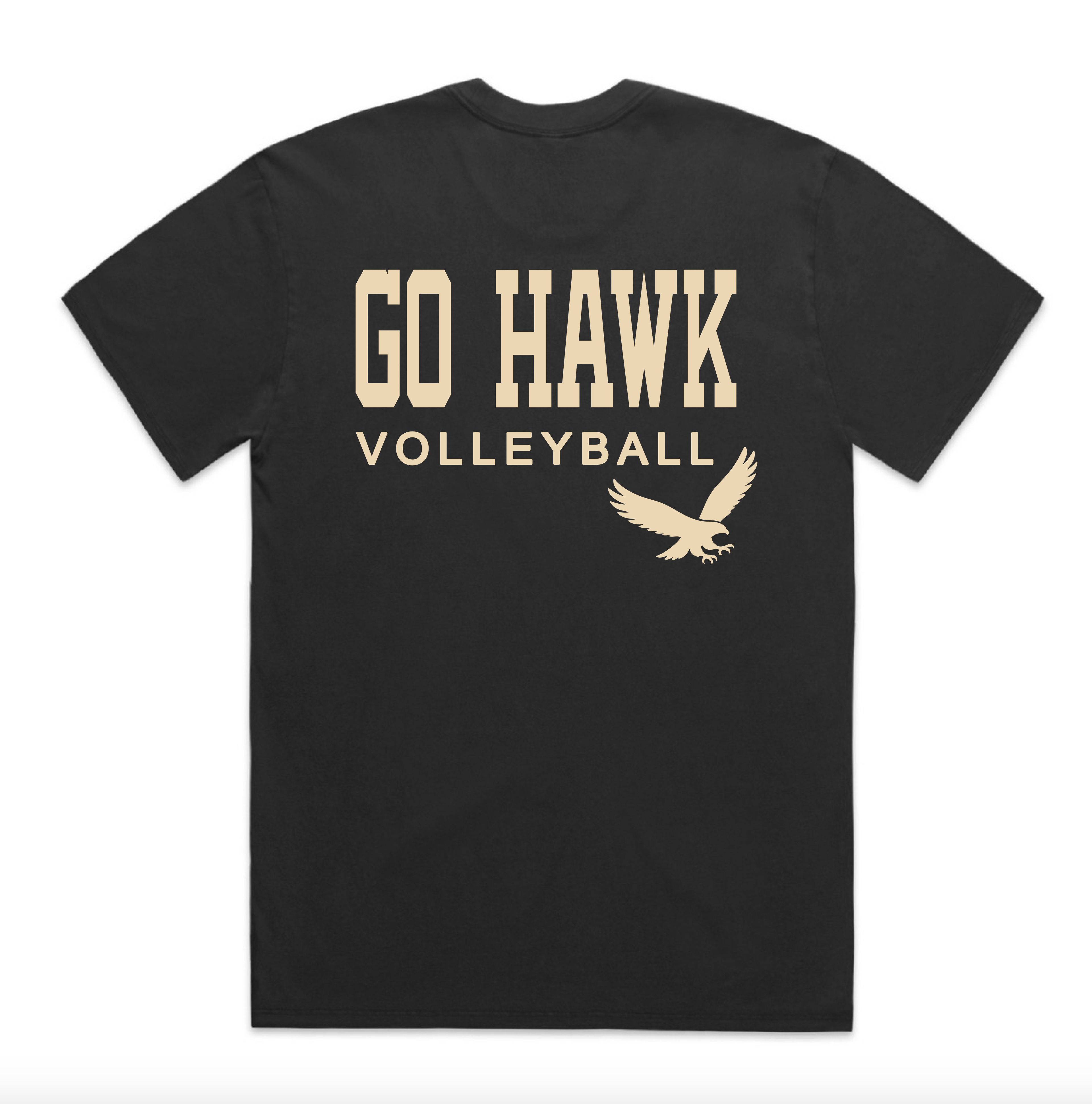 Go Hawk Volleyball Heritage Tee