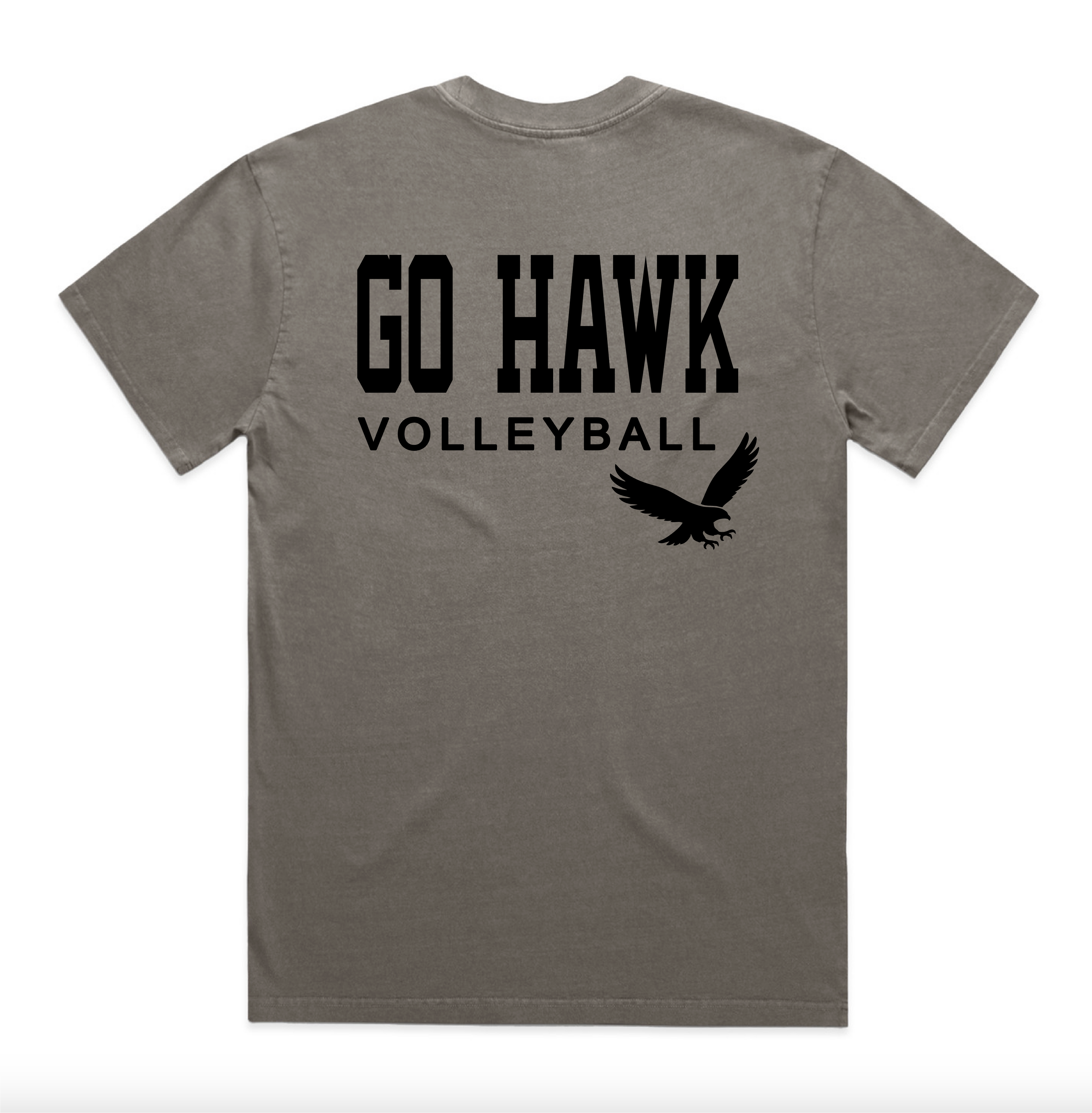 Go Hawk Volleyball Heritage Tee