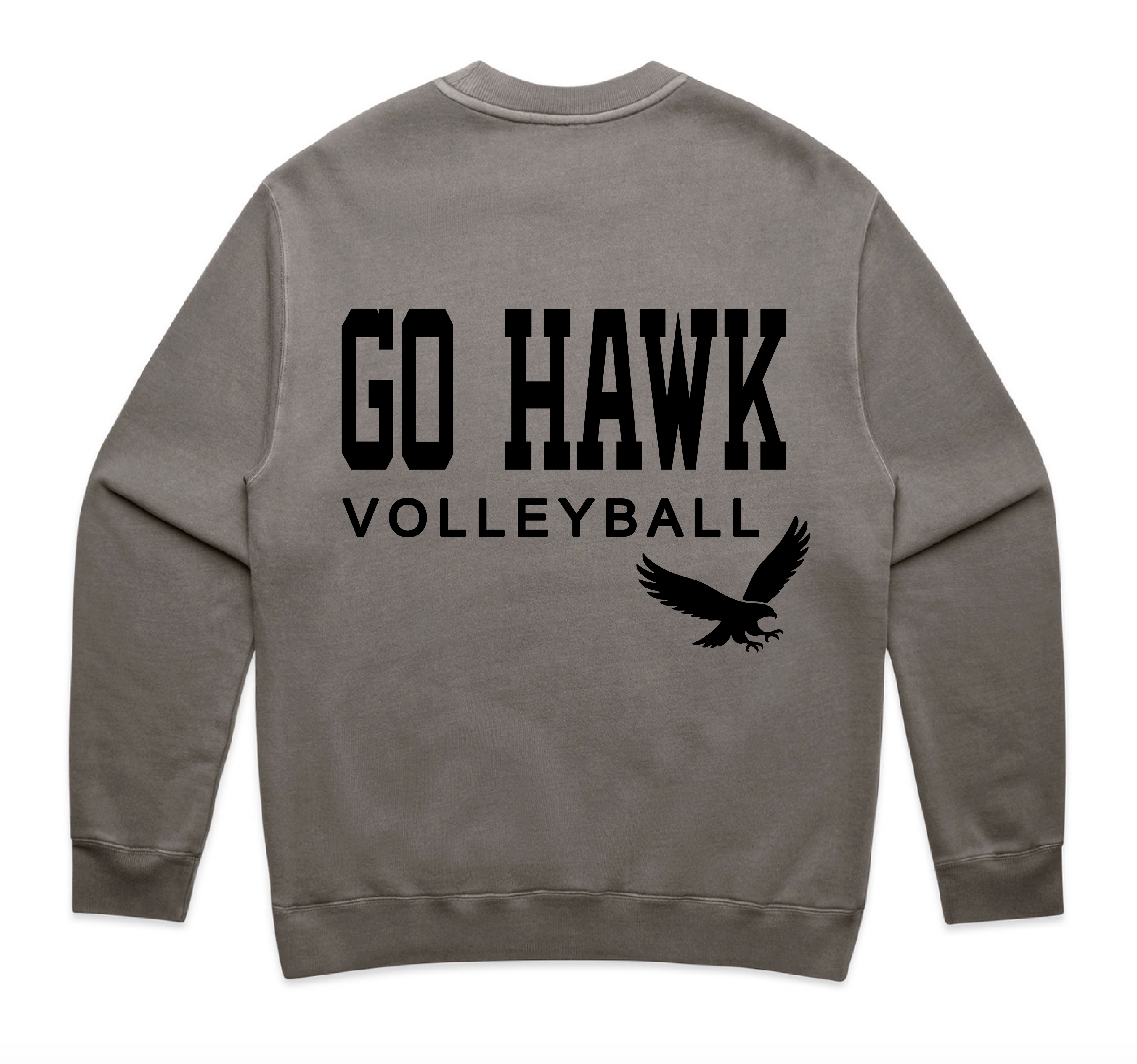 Go Hawk Volleyball Heritage Crewneck Sweatshirt