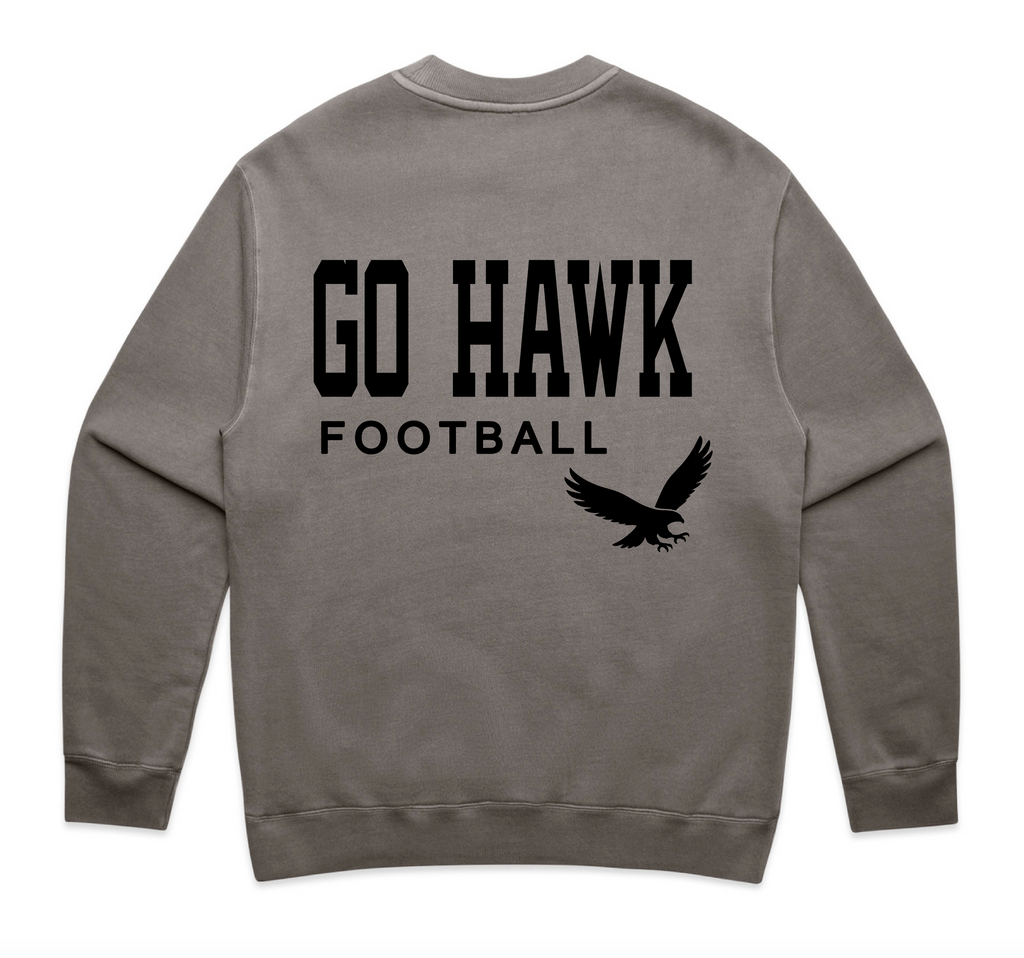 Go Hawk Football Heritage Crewneck Sweatshirt