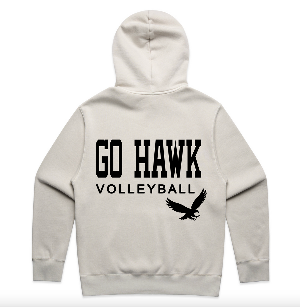 Go Hawk Volleyball Heritage Hoodie