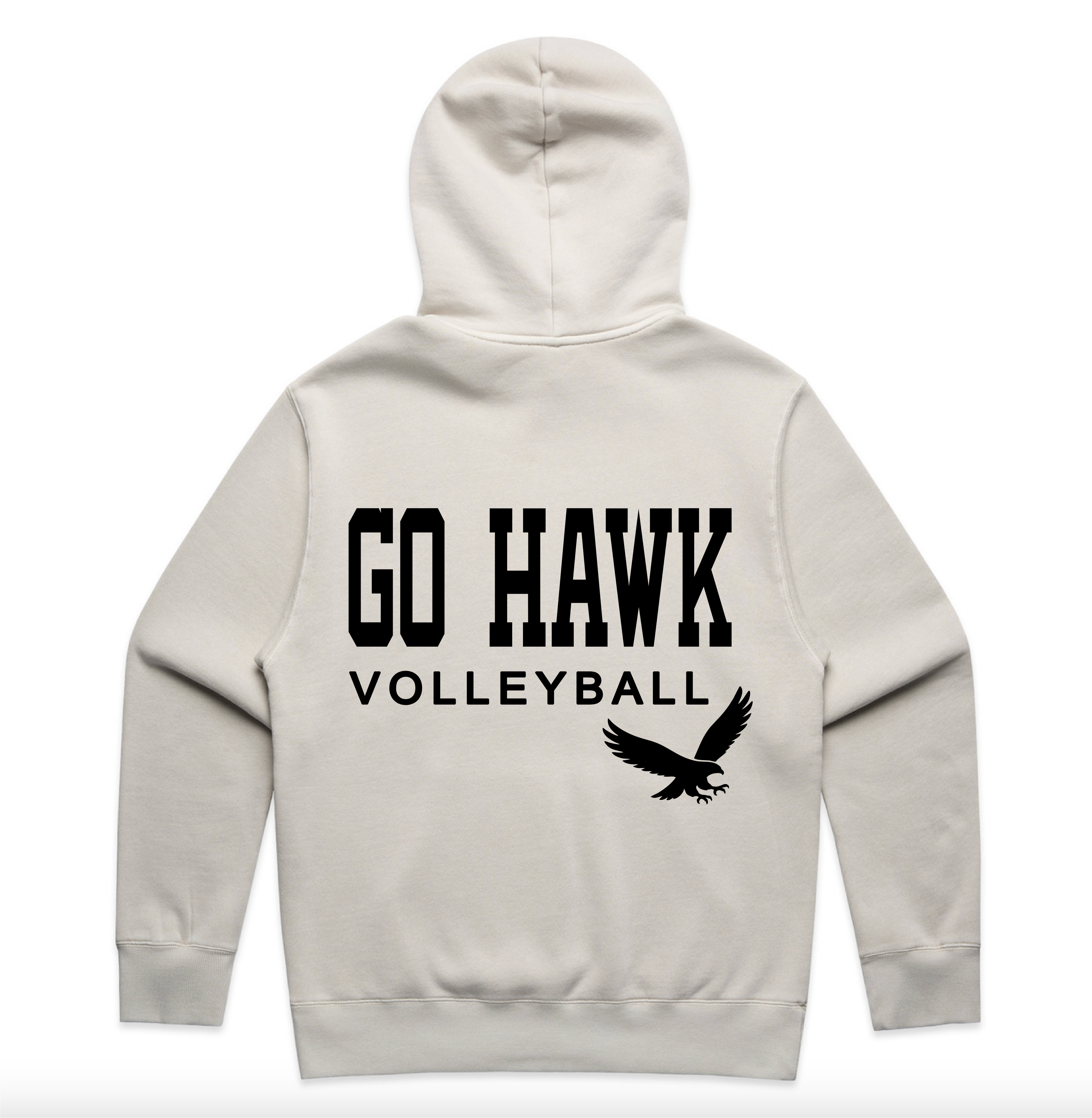 Go Hawk Volleyball Heritage Hoodie