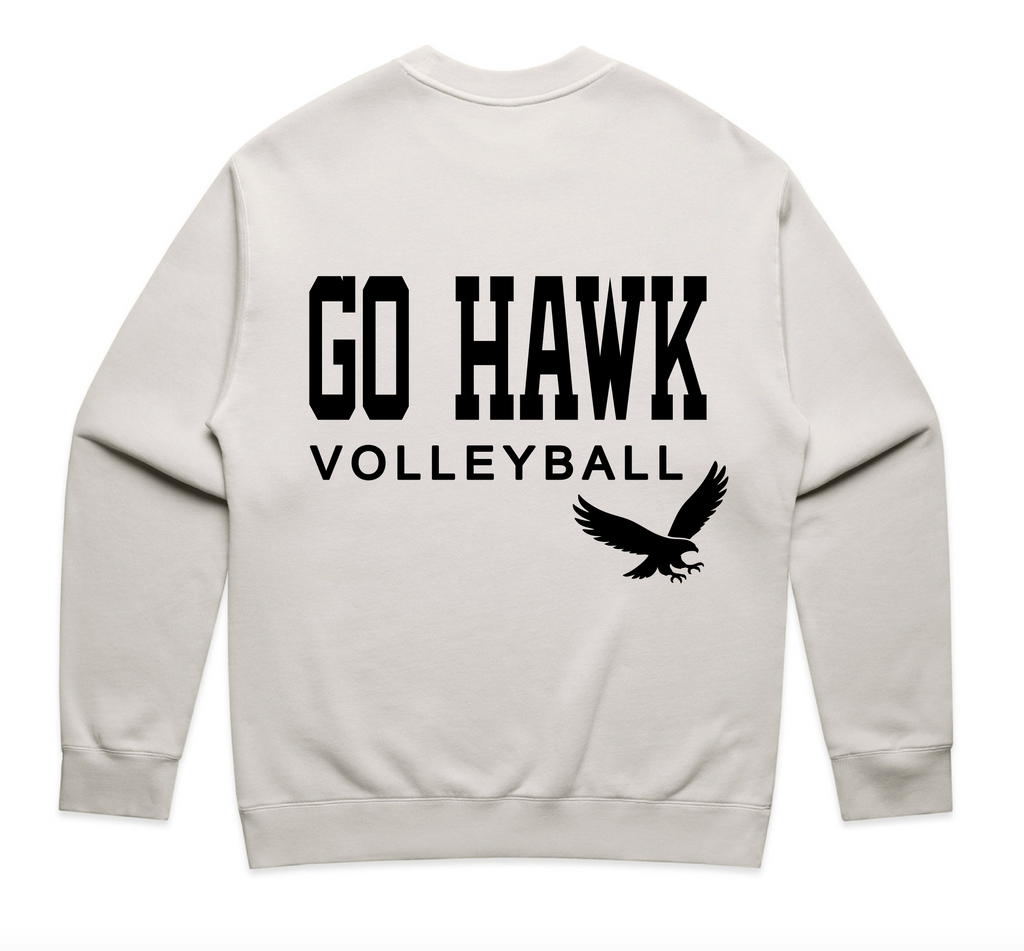 Go Hawk Volleyball Heritage Crewneck Sweatshirt