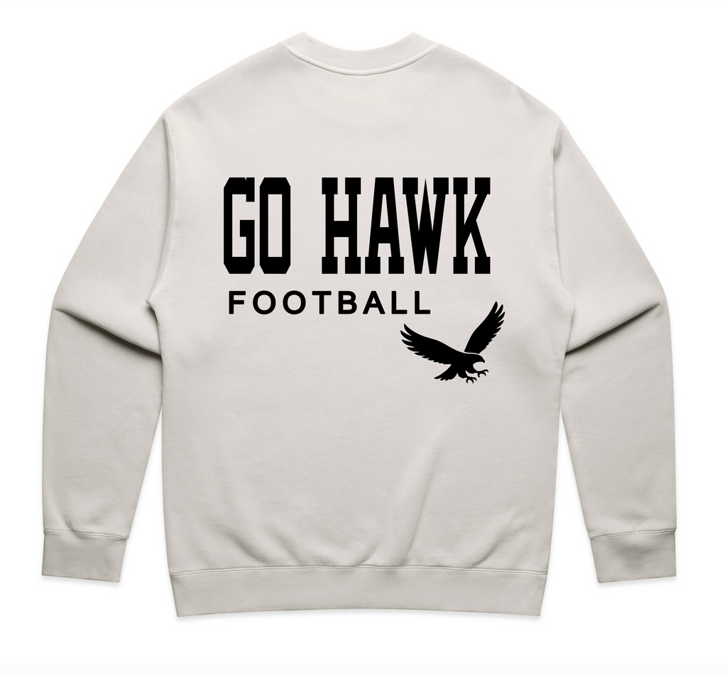 Go Hawk Football Heritage Crewneck Sweatshirt