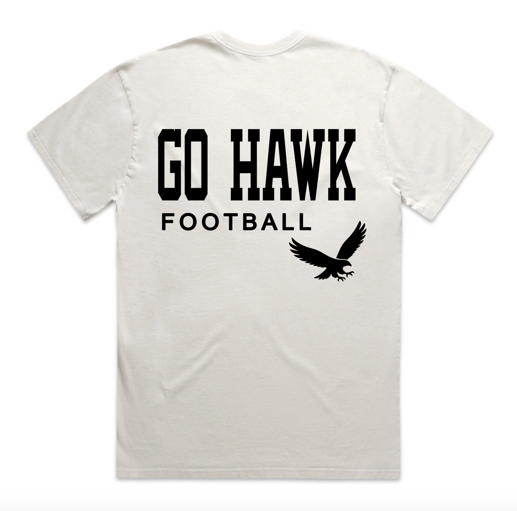 Go Hawk Football Heritage Tee