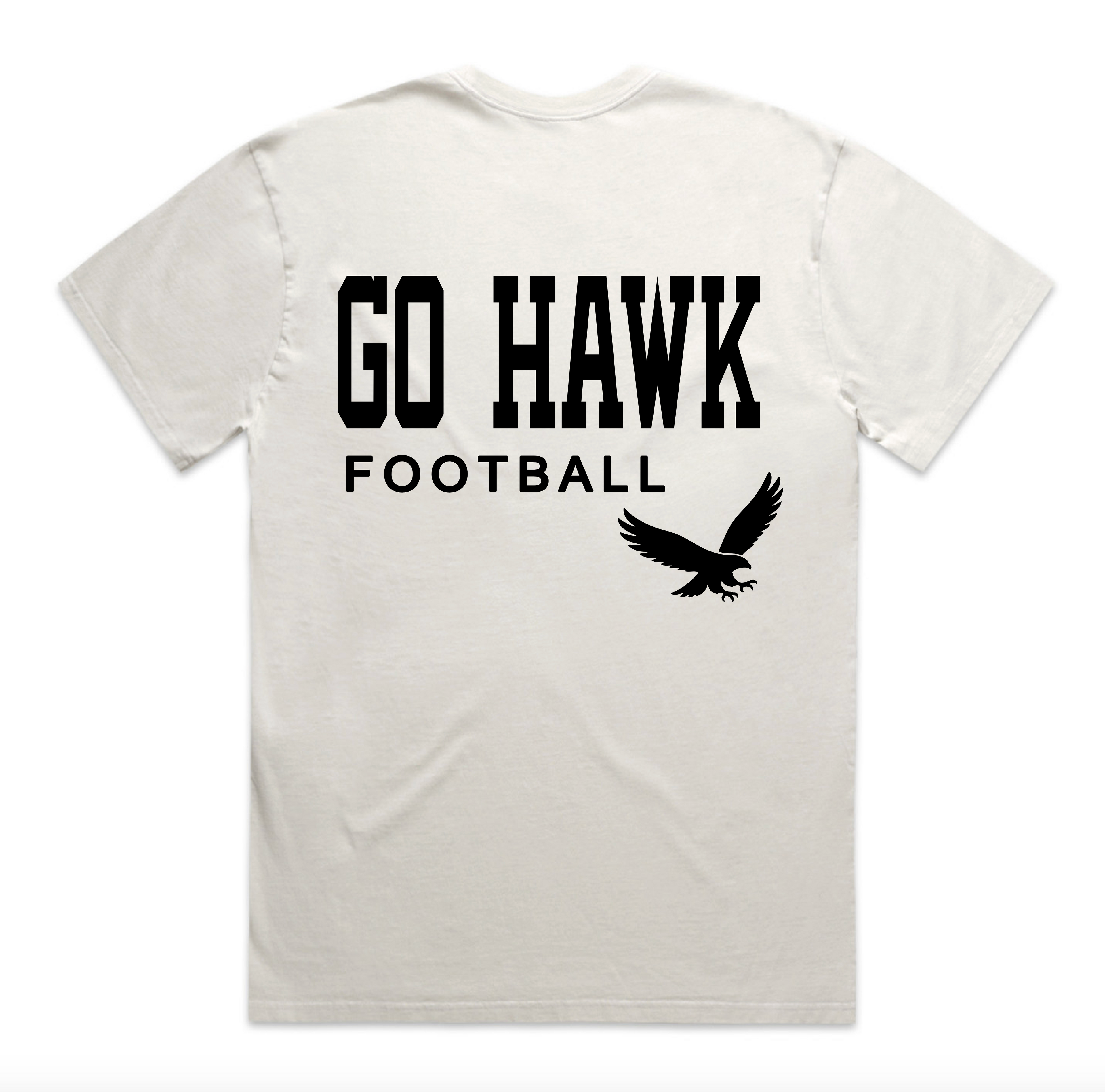 Go Hawk Football Heritage Tee