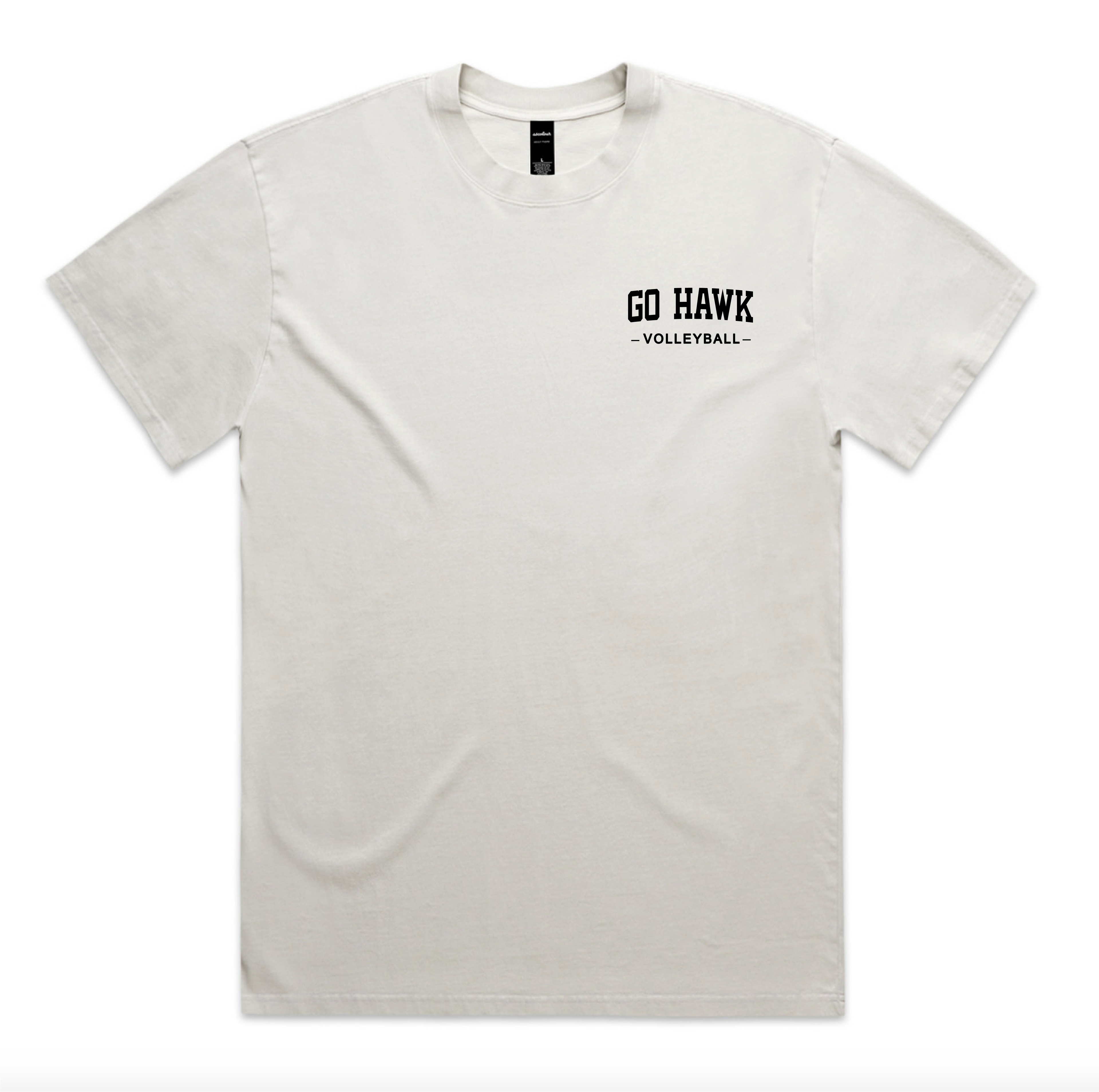 Go Hawk Volleyball Heritage Tee